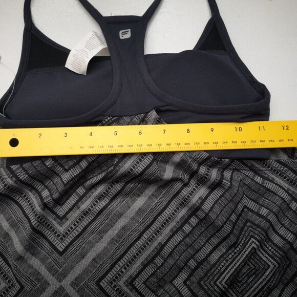 NWT Fabletics Ladies Size XXS Black & Grey Moisture Wicking Norwalk Tank Top - Picture 8 of 10